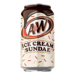 A&W Root Beer Ice Cream Sundae 355ml