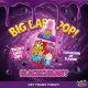 Bazooka Big Baby Pop! Blackcurrant 32g