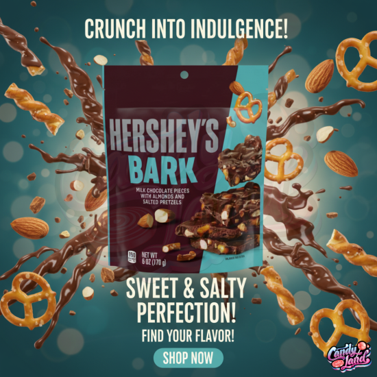 Hershey's Bark with Almonds & Salted Pretzels 170g