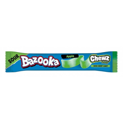 Bazooka Chewz Sour Bar Apple 14g  [EXP 28/9/2025}