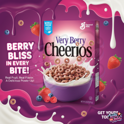 General Mills Cheerios Very Berry 411g