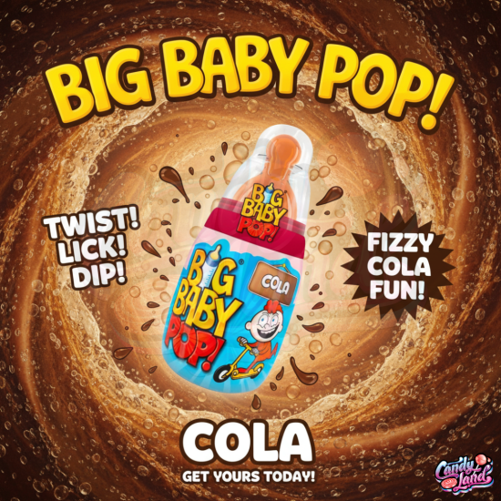 Bazooka Big Baby Pop! Cola 32g