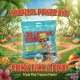 Big League Chew Bubble Gum Triple Play Tropical 60g 