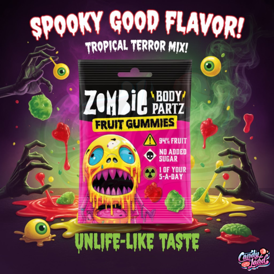 Zombie Body Partz Fruit Gummies 35g