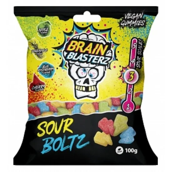 Brain Blasterz Sour Boltz - fructe 100g