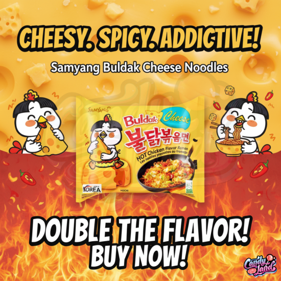 Samyang Buldak Instant Noodles Hot Chicken Ramen Cheese 140g