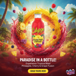 Calypso Paradise Punch Lemonade - limonadă cu gust de fructe 473ml