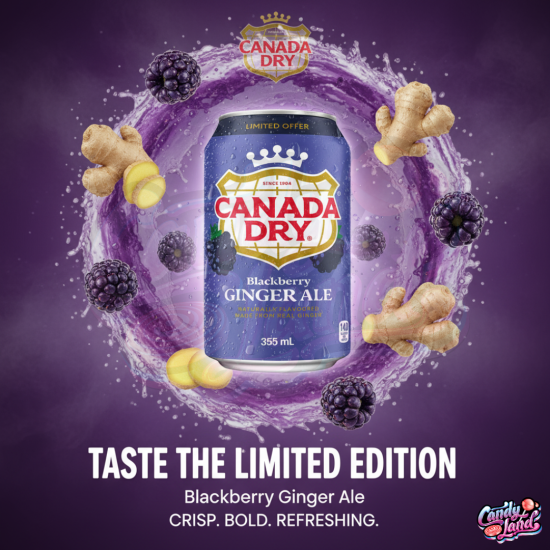 Canada Dry (USA) Blackberry Ginger Ale -  suc cu gust de mure 355ml