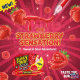 Bazooka Juicy Drop Chewy Gummies and Sour Gel Pen Strawberry - cu gust de căpșuni 57g