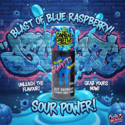 Candy Castle Crew Sour Graffiti Spray Blue Raspberry 50ml