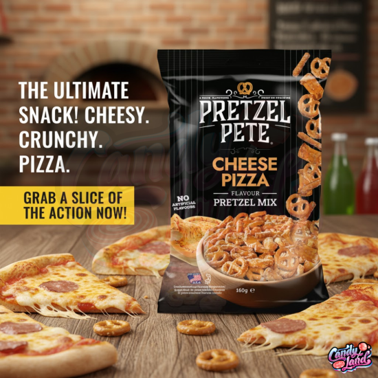 Pretzel Pete Pretzel Mix Cheese Pizza 160g