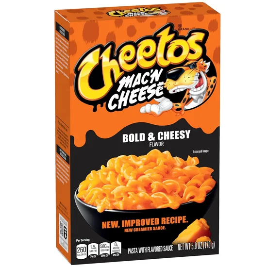Cheetos Mac'N Cheese Bold & Cheesy - cu gust de brânză 170g (Stoc Limitat)