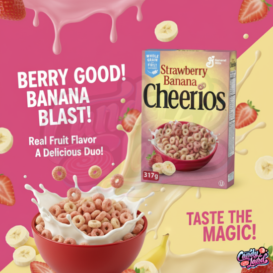 General Mills Cheerios Strawberry Banana 317g