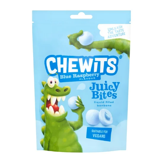 Chewits Juicy Bites Blue Raspberry 115g