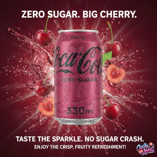 Coca Cola Zero Sugar Cherry 330ml