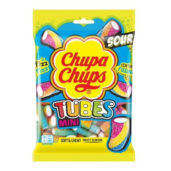 Chupa Chups Mini Sour Tubes 120g