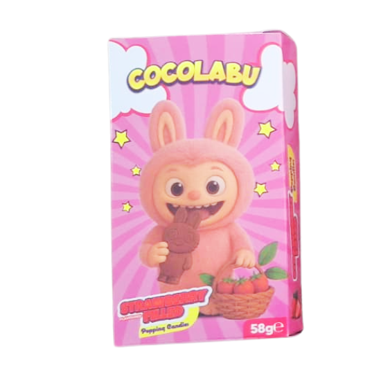 COCOLABU STRAWBERRY FILLED - CIOCOLATĂ CU GUST DE CĂPȘUNI 58G