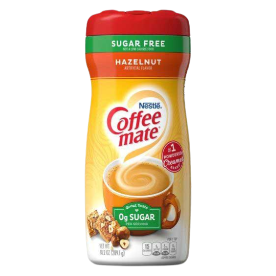 Nestle Coffee-Mate Coffee Creamer Sugar Free Hazelnut 289g
