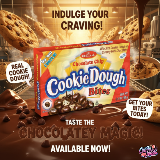 Cookie Dough Bites Chocolate Chip - bucăți de aluat cu gust de ciocolată 88g
