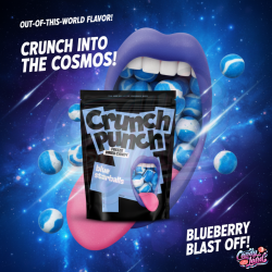 Crunch Punch Blue Starballs - dulciuri liofilizate 100g