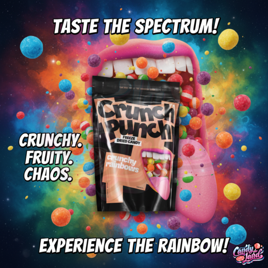Crunch Punch Crunchy Rainbows - dulciuri liofilizate 100g
