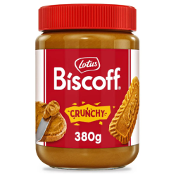 Lotus Biscoff Spread Crunchy - cremă tartinabilă de biscuiți 380g