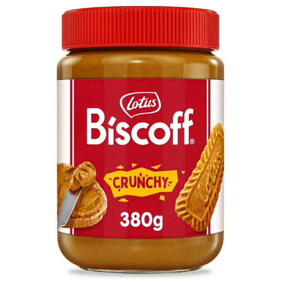 Lotus Biscoff Spread Crunchy - cremă tartinabilă de biscuiți 380g