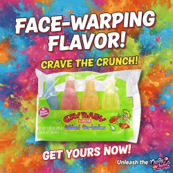 Nik-L-Nip Cry Baby Wax Sour Mini Drinks - fructe acre 39g