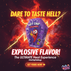 Hot Chip Challange - chilli 3g (Stoc Extrem de Limitat!)