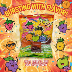 Din Don Fruity's Ju-C Jelly Bites 360g