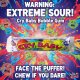 Dubble Bubble Cry Baby Extra Sour Bubble Gum - gumă cu gust de fructe acre 18g