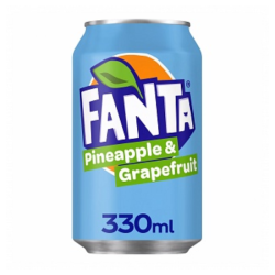 Fanta Pineapple & Grapefruit - suc cu gust de ananas și grapefruit 330ml