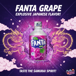 Fanta (JAPAN) Grape Aluminium Bottle 300ml
