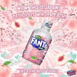 Fanta (JAPAN) White Peach Aluminium Bottle 300ml