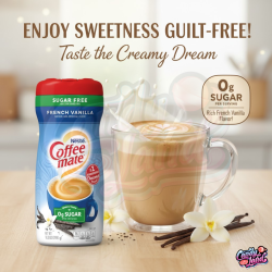Nestle Coffee Mate Coffee Creamer Sugar Free French Vanilla 289g