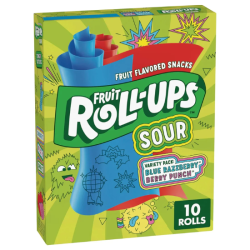 Fruit Roll-Ups Sour 10 Pack 141g