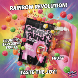 Crunch Punch Fruity Starballs - dulciuri liofilizate 100g
