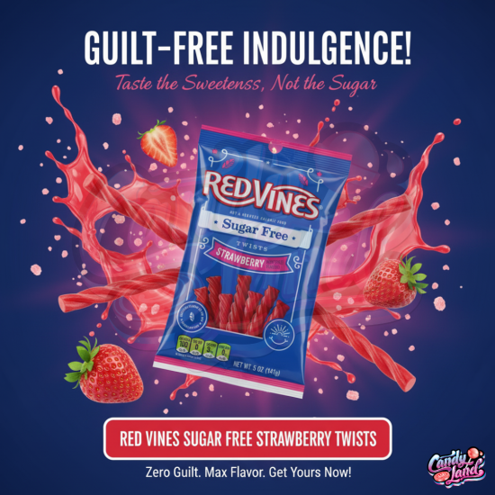 Red Vines Sugar Free Strawberry 141g [EXP 17/10/2025}