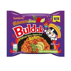 Samyang Buldak Instant Noodles Habanero Lime 135g Samyang Buldak Instant Noodles Habanero Lime 135g