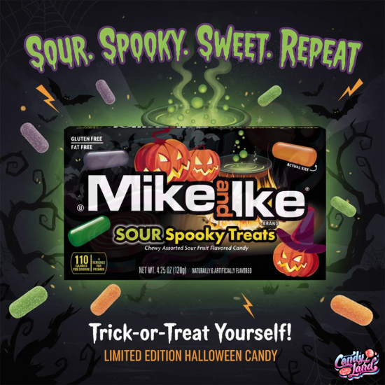 Mike and Ike Sour Spooky Treats 120g