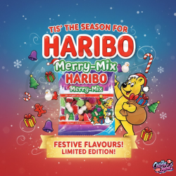 Haribo Merry Mix Clipstrip - jeleuri 160g