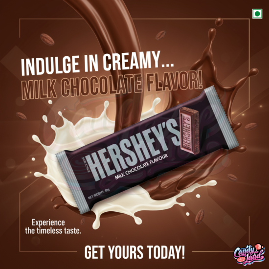 Hershey's Bar Milk Chocolate - ciocolată cu lapte 40g