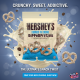 Hershey's Dipped Pretzels Cookies N Creme - frisca si prajituri 120g