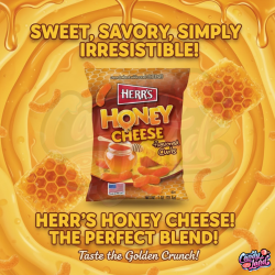 Herr's Honey Cheese Curls 28g