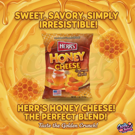 Herr's Honey Cheese Curls 28g