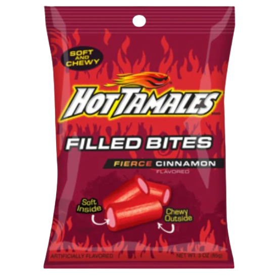 Hot Tamales Filled Bites Fierce Cinnamon 85g
