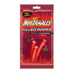 Hot Tamales Filled Ropes Fierce Cinnamon 85g