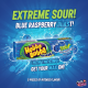 Hubba Bubba Bubble Gum Sour Blue Raspberry 40g