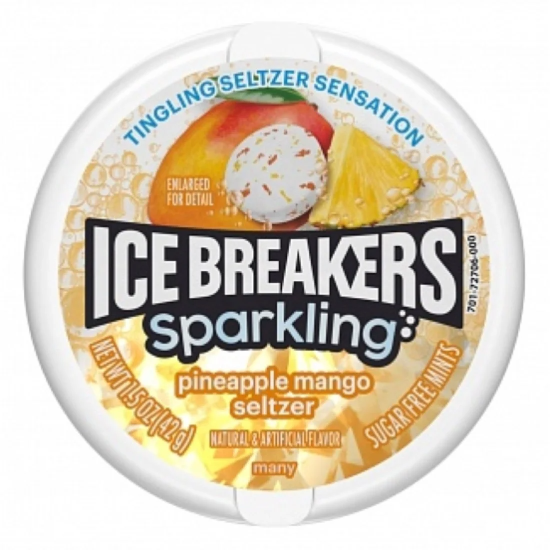 Ice Breakers Sparkling Pineapple Mango Seltzer- mango 43g