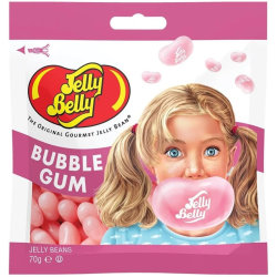 Jelly Belly Bubble Gum Jelly Beans - bomboane cu gust de gumă de mestecat 70g 